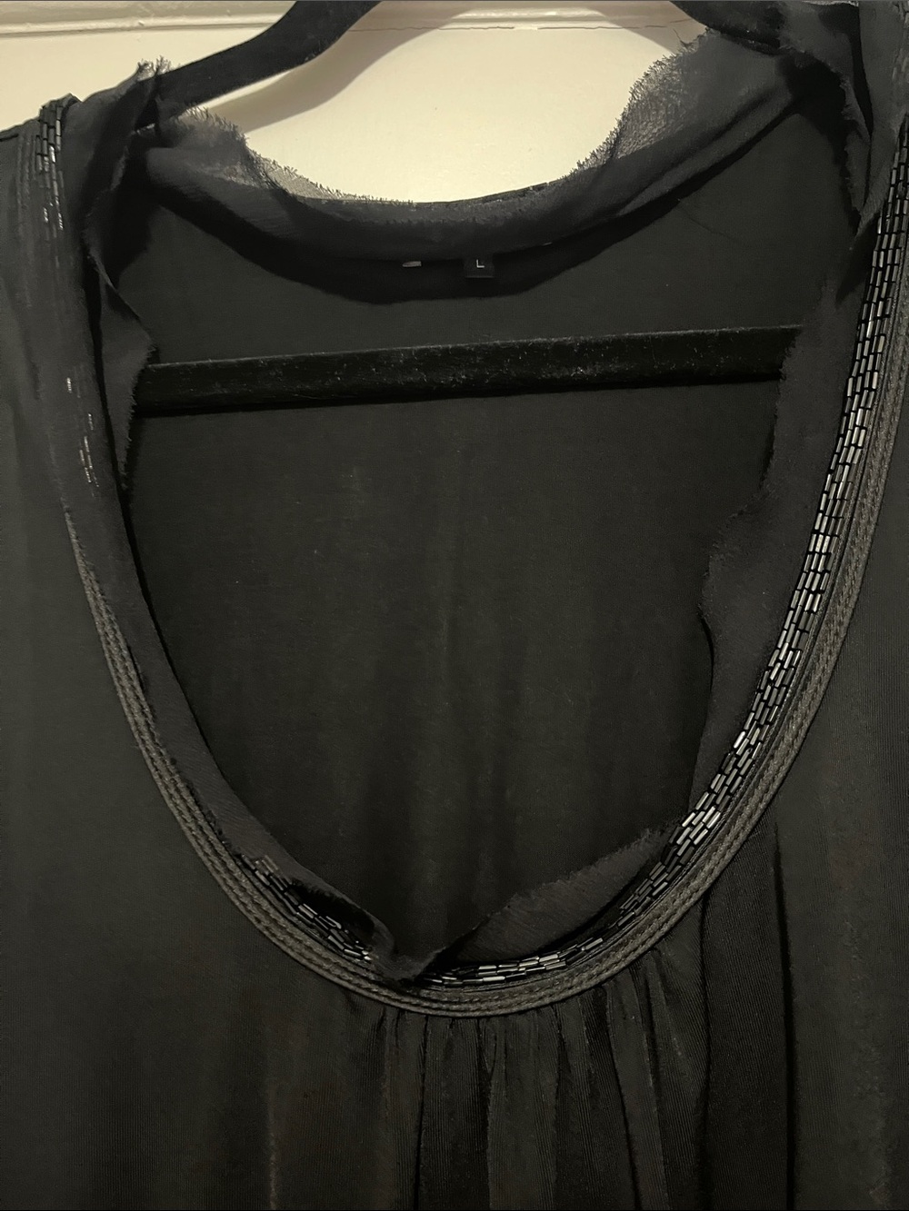 Theory Black Sleeveless Scoop Neck Tank - Picture 3 of 7